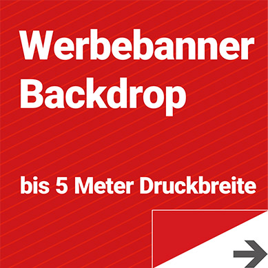 Werbebanner, Bühnenhintergrund, Messebanner, Backdrop, Messestellwand - jetzt günstig drucken - 089 97337838